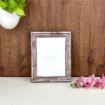 Vintage Wood Photo Frame (8×6”) | Zuboc