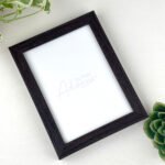 Thick Dark Brown Photo Frame (8×6”) | Zuboc