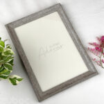 “Classic Grey Vintage Photo Frame A4 – Zuboc”