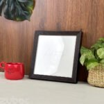 “Thick Dark Brown Photo Frame (8×8”) | Zuboc”