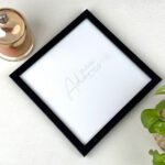 “Plain Black Photo Frame (8×8”) | Zuboc”