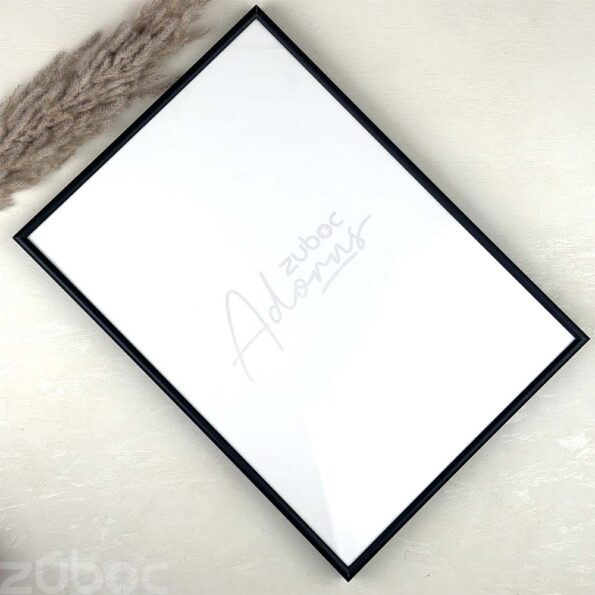 Elegant Black Metallic A3 Photo Frame by Zuboc