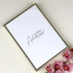 Gold Metallic Photo Frame (A4) | Zuboc