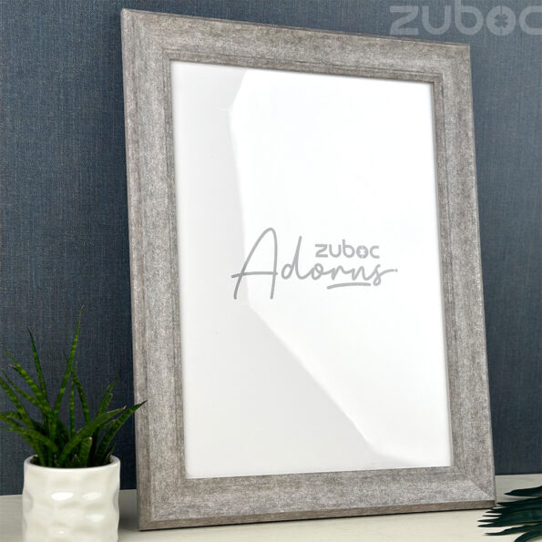 "Elegant Grey Vintage A3 Photo Frame by Zuboc"