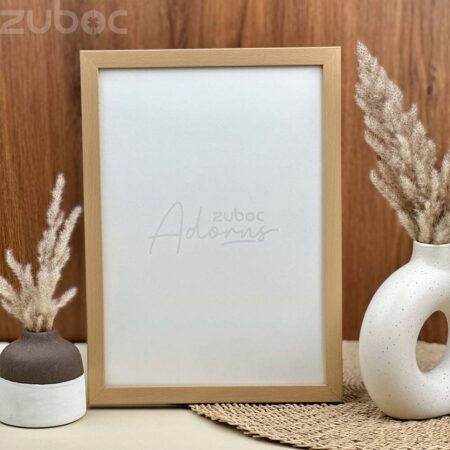 Light Pine Wood A4 Photo Frame by Zuboc, perfect for interior design and birthday gifts.