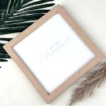 “Pine Wood Photo Frame (8×8”) | Zuboc”