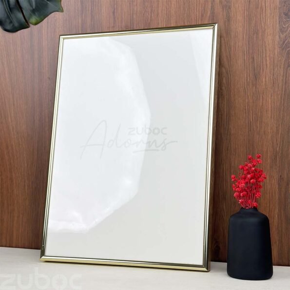 Elegant Gold Metallic Photo Frame A3 for 12x16 Photos by Zuboc