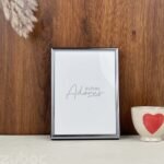 Silver Metallic 8×6 Photo Frame – Zuboc