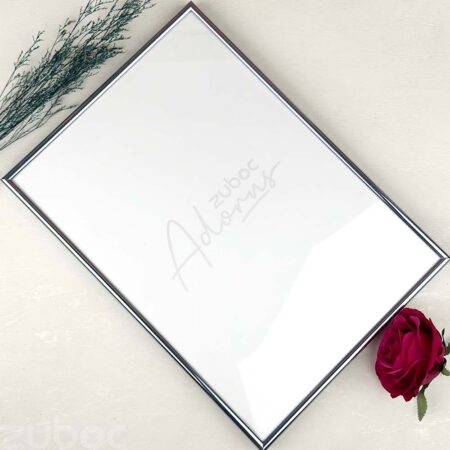 Elegant Silver Metallic A3 Photo Frame by Zuboc