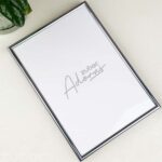 Silver Metallic A4 Photo Frame – Zuboc