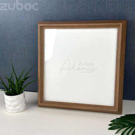 "Natural Teak Wood Look 12x12 Photo Frame by Zuboc"