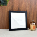 “Thick Black Photo Frame (8×8”) – Contemporary Style | Zuboc”