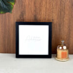 “Thick Black Photo Frame (8×8”) – Contemporary Style | Zuboc”