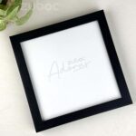 “Thick Black Photo Frame (8×8”) – Contemporary Style | Zuboc”