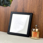 “Thick Black Photo Frame (8×8”) – Contemporary Style | Zuboc”