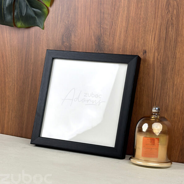 "Thick Black Photo Frame 8x8 for a Bold Display by Zuboc"