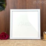 “Thick White Photo Frame (12*12”) | Zuboc”