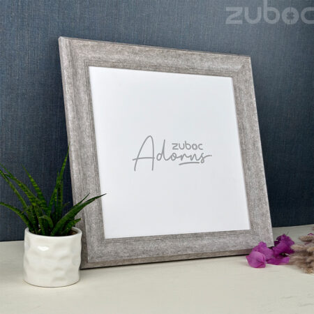 "Elegant Grey Vintage 12x12 Photo Frame by Zuboc"