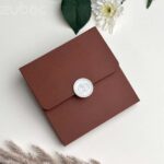 Chocolate Brown Elegance Envelope and Wax Seal Set