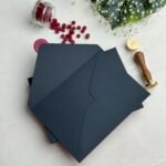 Midnight Black Elegance Envelope & Seal Set