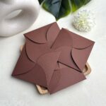 Semi Circle Chocolate Brown Envelope – 10.2cm Square