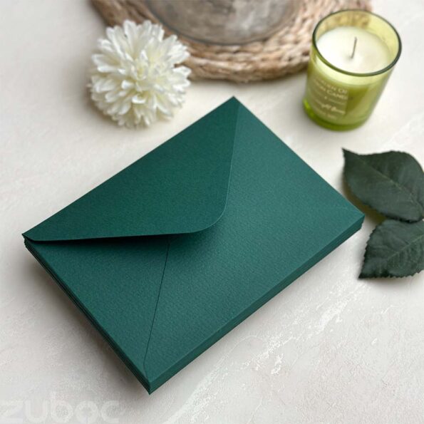 Forest green STD envelope, ideal for branded envelopes