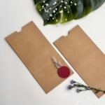 ‘Kraft Magenta Elegance Envelope and Seal Set’