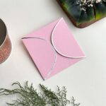 Semi Circle Envelope – Baby Pink with Foil Accent