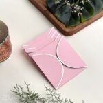 Semi Circle Envelope – Baby Pink with Foil Accent