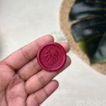 Wine Red Monstera Wax Seal by Zuboc
