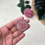 Champagne Thank You Calligraphy Wax Seal by Zuboc