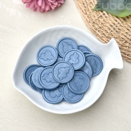 Wax seal in a cloudy sky design, ideal for crafts and gifts