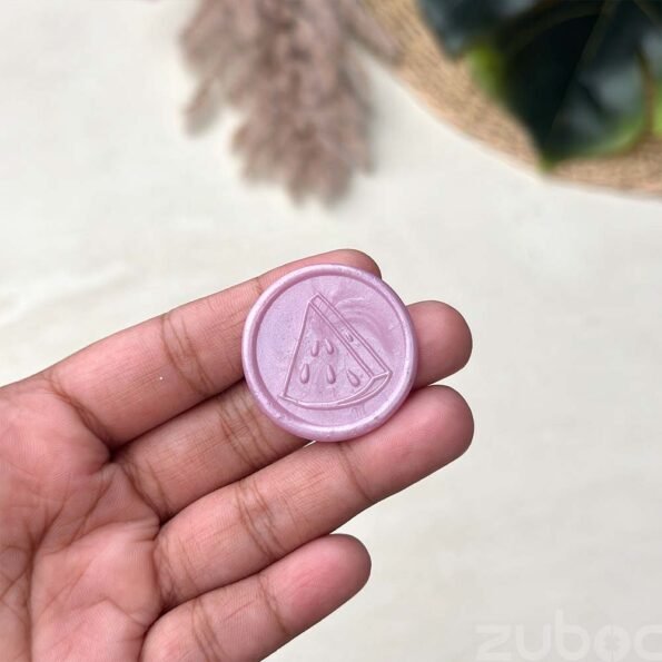 Lilac Watermelon Wax Seal for gifts, craft and correspondence-1