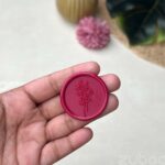 Magenta Inflorescence Wax Seal by Zuboc