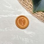 Monstera Wax Seal (Light Gold) 2.5 CM by Zuboc