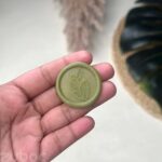 Olive Green Hibiscus Leaf Wax Seal, 2.5cm for Envelopes and Gifts