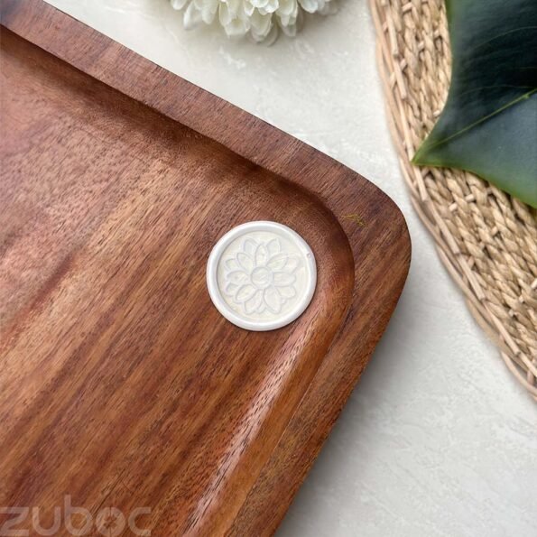 Pearl White Sunflower Wax Seal for adding elegance to envelopes-2