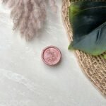 Rose Gold Save the Date Wax Seal by Zuboc