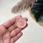 Rose Gold Save the Date Wax Seal by Zuboc