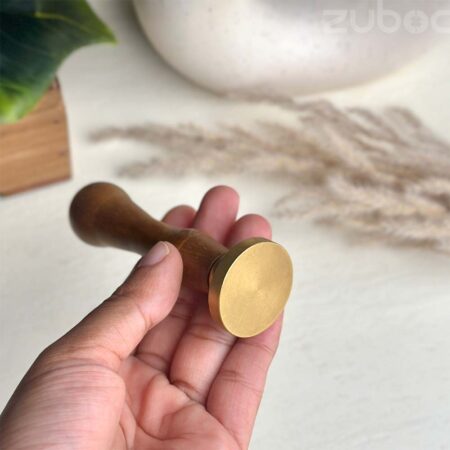 Customised Wax Stamp with Round Shape (3 cm or 2.5 cm) and Wooden Handle