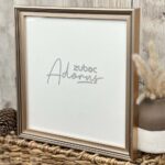 Rose Gold Metallic 8×8 Photo Frame – Zuboc