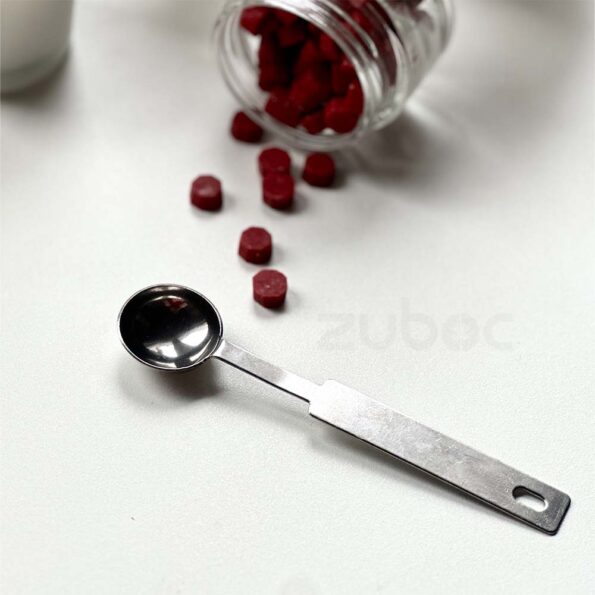 Steel wax melting spoon for wax seal making