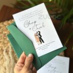 Wedding Invitation Envelope C6 Forest Green 1 Piece