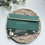 Forest Luxe Money Envelope – Premium Green Foil Paper