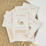 White Eid Greeting Card Insert A6 – Textured Paper for Invitations & Gifts