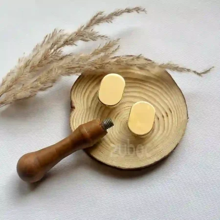 special oblong shape wax stamp head ideal for customizable with your name ,logo or message