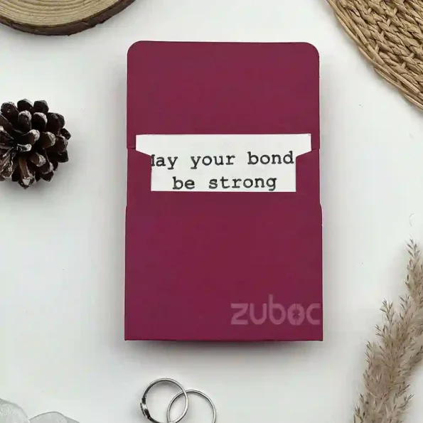Sleek magenta Square Envelope by Zuboc-1