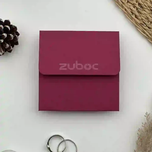 Sleek magenta Square Envelope by Zuboc-3