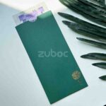 Emerald Prestige Top-Pull Envelope – Luxury Green Foil Paper